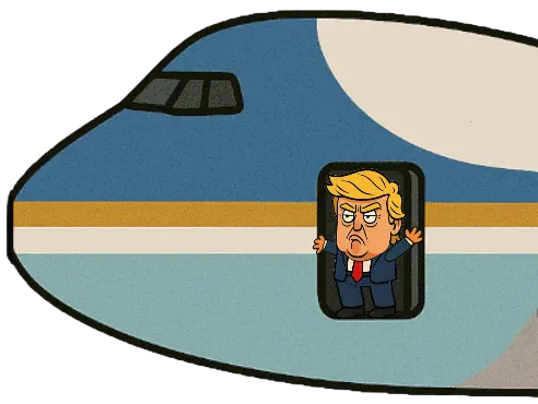 Boss on the plane